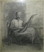 LEGRAND NICOLAS 1817-1883,Le joueur de luth,1846,Campo & Campo BE 2011-05-30