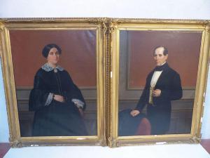 LEGRAND 1800-1900,Portraits d\’ancêtres,1857,VanDerKindere BE 2019-05-21
