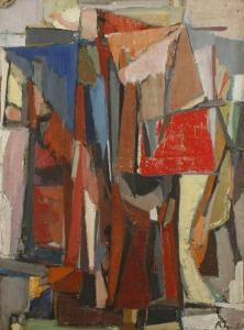 LEGRAND R,Composition abstraite,1953,Ader FR 2012-12-01