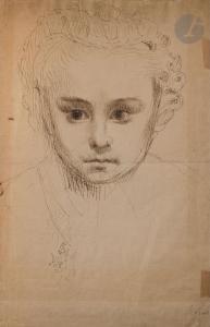LEGROS Alphonse 1837-1911,Portrait de jeune garçon.,Ader FR 2024-04-03