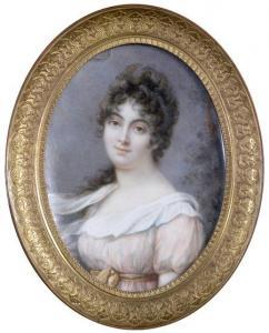 LEGUAY Etienne Charles 1762-1846,Portrait de femme en buste,Tajan FR 2008-10-24