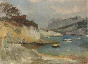 LEGUEULT Raymond 1898-1971,La crique, ou le Port de Sormiou,1929,Bonhams GB 2024-04-10