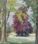 LEHMANN H 1863-1937,Sommer im Park,1928,Wendl DE 2016-10-20