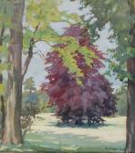 LEHMANN Henni 1862-1937,Sommer im Park,1928,Wendl DE 2016-06-16