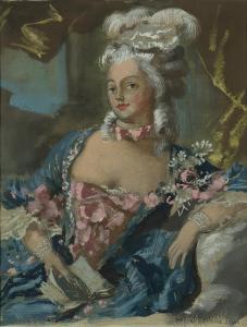LEHMANN Olga 1912-2001,Rococo woman,Rosebery's GB 2023-11-29