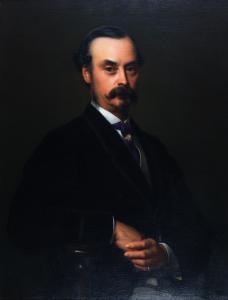 LEHMANN Wilhelm August Rudolf 1819-1905,Portrait of a gentleman,,1868,Bellmans Fine Art Auctioneers 2024-01-15