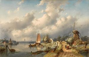 LEICKERT Charles Henri Joseph 1816-1907,The Ferrymen,Sotheby's GB 2023-12-07