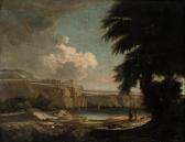 LEIGH Jared 1724-1769,A wooded landscape with shepherds by a lake, a cas,Christie's GB 2010-07-09