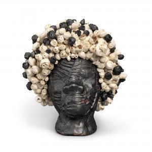 Leigh Simone 1967,﻿Head Piece (Black),2010,Sotheby's GB 2023-11-16