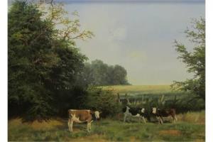LEIGH SMITH David 1900-1900,Landscape with Cows,Keys GB 2015-10-02