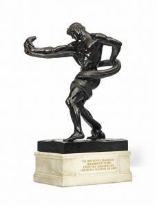 LEIGHTON F 1800-1800,ATHLETE WRESTLING WITH A PYTHON CAST,1996,Christie's GB 2012-12-05