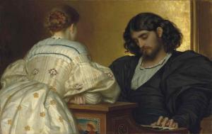 LEIGHTON Frederick 1830-1896,Golden Hours,1864,Christie's GB 2016-06-30