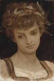 LEIGHTON Frederick 1830-1896,Study of a Girl's Head,Christie's GB 2012-05-31