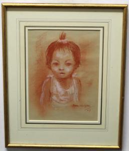 LEIGHTON Sara 1937,Young child,Keys GB 2019-11-26