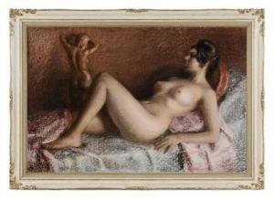 LEIGHTON Thomas Charles 1913-1976,Reclining Nude,1961,Brunk Auctions US 2010-11-13