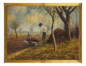 LEISS OTELLO 1885-1950,La raccolta del fieno,Wannenes Art Auctions IT 2021-03-18