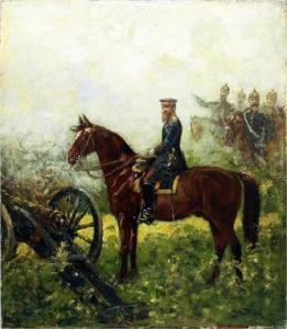 LEISTEN Jacobus 1844-1918,Beschreibung Preußischer Kavallerist,Reiner Dannenberg DE 2020-06-18