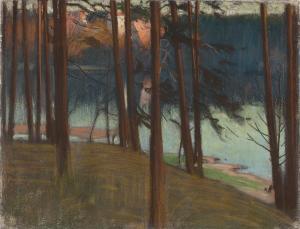 LEISTIKOW Walter 1865-1908,Grunewald landscape,Villa Grisebach DE 2023-12-01
