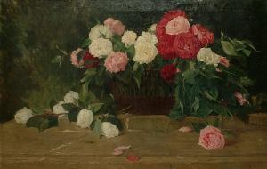 LEISTNER Albrecht 1887-1950,Basket of roses,1918,Bonhams GB 2006-06-20