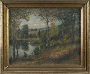 LEISZ Mary B 1876-1935,landscape,Pook & Pook US 2013-01-12