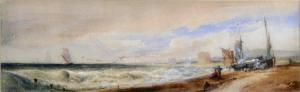 LEITCH Richard Principal 1827-1882,A stiff breeze off the Mumbles,1860,Gorringes GB 2007-10-23