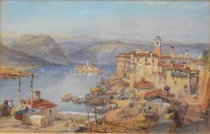 LEITCH William Leighton 1804-1883,Lago Maggiori,1859,Halls GB 2024-02-07