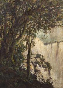 LEITE Vicente 1900-1900,Woodland Waterfall,Hindman US 2012-05-23