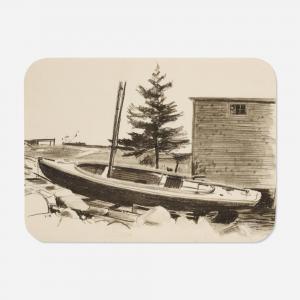 LEITH ROSS Harry 1886-1973,The Boat,Toomey & Co. Auctioneers US 2023-07-26