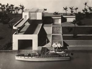 LEITNER Emil,Model for the country residence and ship of the Ma,1931,Galerie Bassenge 2021-12-08