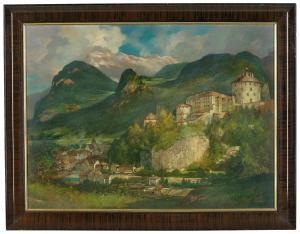 LEITNER Robert 1888-1970,Festung Kufstein,1956,Palais Dorotheum AT 2014-11-19