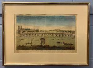 LEIZELT Balthazar Frederic,Vue du Pont de Westminster du Cote du Nord de Lond,1750,Keys 2023-09-08