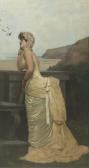 LEJEUNE Adolphe Frédéric 1879-1912,Portrait of a woman,1880,Aspire Auction US 2017-09-09