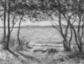 LEJEUNE Louis 1877-1954,Uferlandschaft mit Bäumen an einem See,Lempertz DE 2005-06-11
