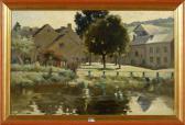 LEJEUNE Lucien 1870-1953,Les vieilles maisons de la vieille place,VanDerKindere BE 2016-10-18