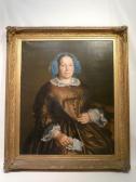 LEJEUNE Victor 1812-1863,Portrait de dame,1857,Legros BE 2012-02-16