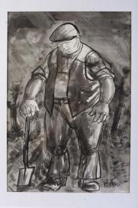 LEK Karel 1929-2020,The Coal Miner,Hampton & Littlewood GB 2008-07-23