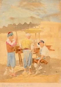 LEKEGIAN Gabriel 1853-1920,Egyptian sherbet seller,1880,Boisgirard - Antonini FR 2019-12-04