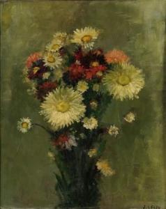 LELEU Jules 1883-1961,«Bouquet de fleurs»,Aguttes FR 2009-05-06
