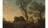 LELIENBERGH Cornelis 1626-1676,cows at pasture.,Piasa FR 1998-10-29