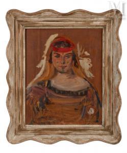 LELLOUCHE Jules 1903-1963,Portrait de jeune femme,Millon & Associés FR 2023-12-16