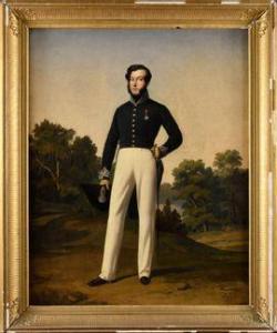 LELOIR Auguste Louis,Portrait d\’un fonctionnaire ou d\’un membre du co,1835,Osenat 2021-03-22