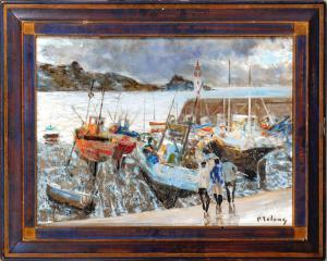 LELONG Pierre 1908-1984,Le port,Cannes encheres, Appay-Debussy FR 2025-05-16
