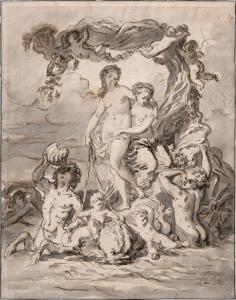 LELU Pierre 1741-1810,Der Triumph der Amphitrite,Galerie Bassenge DE 2023-12-01