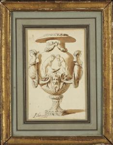 LELU Pierre 1741-1810,Projet de vase,1767,Christie's GB 2012-06-28