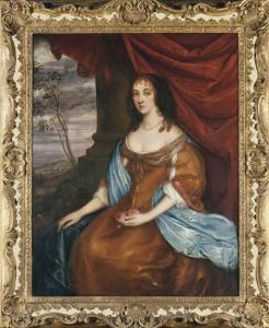 Lely Peter 1618-1680,Portrait of a lady, seated three-quarter-length, i,Christie's GB 2004-06-03