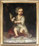 Lely Peter 1618-1680,Portrait of a young boy holding a dove seated on a,Thos. Mawer & Son 2009-10-14