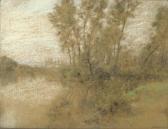 lemaire louis alphonse leon 1827,Lonely Road Pastel,1844,Trinity Fine Arts, LLC US 2008-05-15