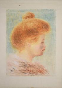 LEMAIRE Louis Bernard,Ritratto femminile di profilo,19th century,Bertolami Fine Arts IT 2021-04-29