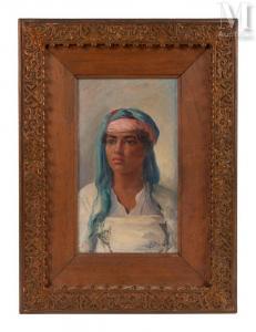 LEMAITRE Gustave 1862-1920,Portrait de jeune femme,Millon & Associés FR 2023-12-16