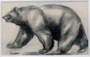 LEMAR Marcel 1892-1941,Etude d'ours marchand,Millon & Associés FR 2008-12-22